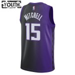 Maillot NBA Sacramento Kings Davion Mitchell Jordan 2023-24 Statement Edition Violet Swingman - Enfant